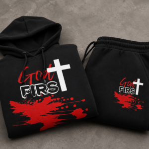 Men Hoodie & Sweatpant (black)