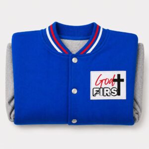 Varsity Jacket – Blue & Gray Edition